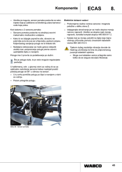 ECAS Napomene o funkcioniranju i ugradnji 3/4 - INFORM