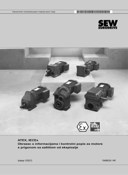 ATEX, IECEx Obrazac s informacijama i kontrolni