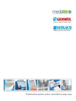 Profesionalna oprema, pribor i kozmetika za njegu nogu