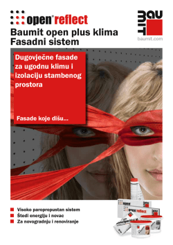 Baumit open plus klima Fasadni sistem
