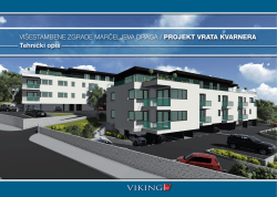 Tehnički opis VIŚESTAMBENE ZGRADE