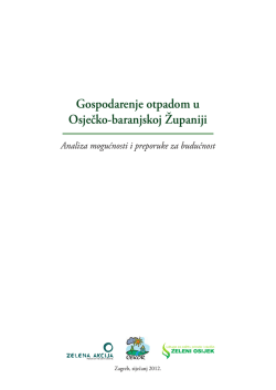 Gospodarenje otpadom u Osječko-baranjskoj Županiji