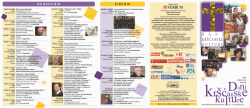 Raspored manifestacije 2013. u malom formatu