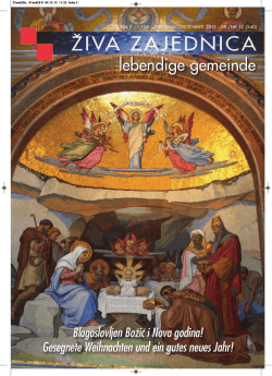 lebendige gemeinde - KROATENSEELSORGE IN DEUTSCHLAND