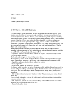 Jakob i Vilhelm Grim BAJKE Izabrao i preveo Rajko Đurica