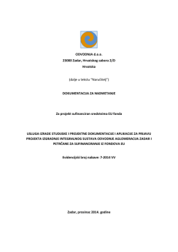 ODVODNJA d.o.o. 23000 Zadar, Hrvatskog sabora 2/D Hrvatska