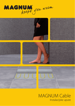MAGNUM Cable instalacijski priručnik