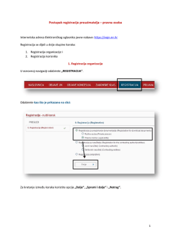 pravna osoba - Oglasnik javne nabave