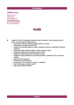 PLAĆE - Leprinka
