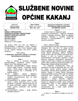 ovdje - Općina Kakanj