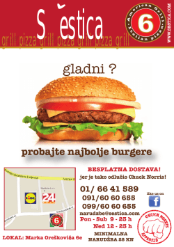 probajte najbolje burgere