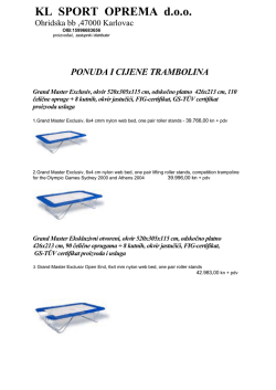 Spec.ponuda trambolina