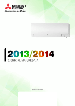 CJENIK KlIma urEđaJa