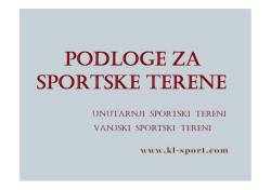 Podloge za sportske terene