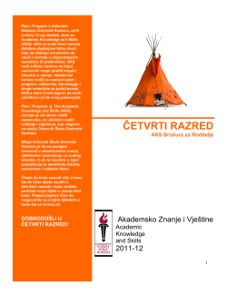 ČETVRTI RAZRED - Gwinnett County Public Schools