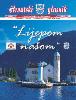 kronika dru&scaron;tva - Hrvatsko građansko dru&scaron;tvo Crne Gore