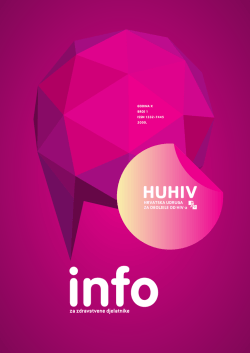 Bilten 1 &ndash; 2009 - HUHIV-a