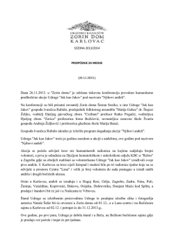 "Njihovi anđeli" Udruge "Jak kao Jakov"