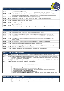 Program 19 Katarinski sajam