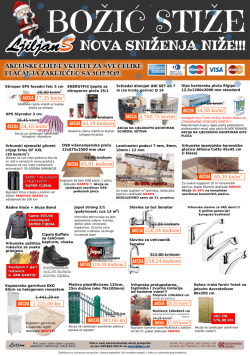 NOVA SNIŽENJA NIŽE!!!