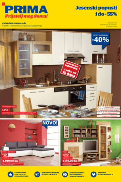 Jesenski popusti i do - 55% - Namje&scaron;taj | Kuhinje | Salon namje&scaron;taja