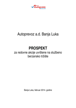 Prospekt APBL.pdf - Autoprevoz, Banja Luka