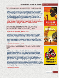 ANIMIRANI DUGOMETRAŽNI FILMOVI