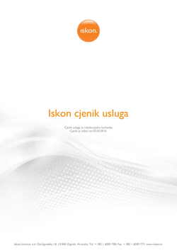 Iskon - Cjenik usluga za rezidencijalne korisnike(2,40 MB