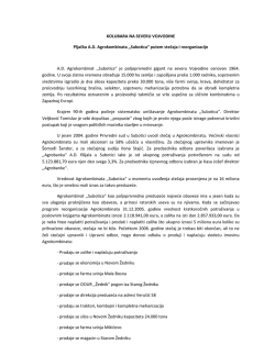 Kompletno saopštenje Udruženja akcionara Agrokombinat „Subotica“