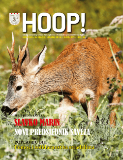 SLAVKO MARIN - lovački savez herceg bosne