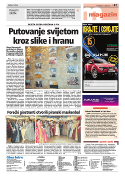 Porečki giostranti otvorili piranski maskenbal PDF 07.03.2011. Glas