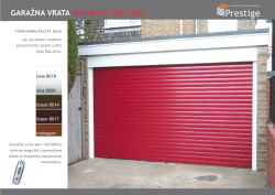 GARAŽNA VRATA SECUROLL ROLETNE