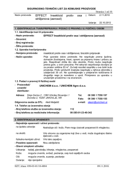 EFFECT Insekticid protiv osa i str&scaron;ljenova (aerosol)