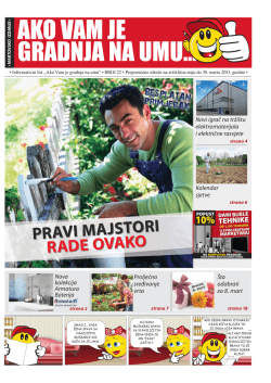 PRAVI MAJSTORI RADE OVAKO PRAVI MAJSTORI RADE OVAKO