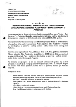 IZVJ E&Scaron;TAJ - Podgorica