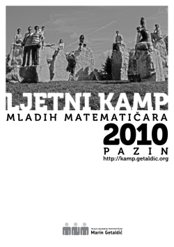101013 Ljetni kamp mladih matematicara 2010.
