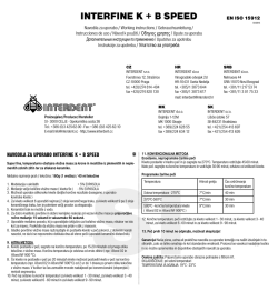 INTERFINE K + B SPEED