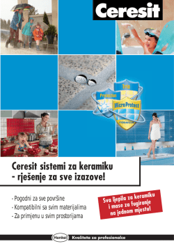 Otvori za pregled - Ceresit