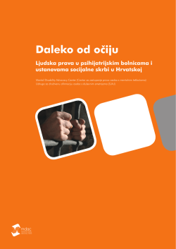 Daleko od očiju - Mental Disability Advocacy Center