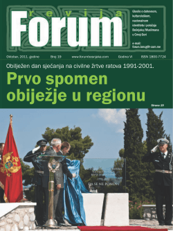 Prvo spomen obiježje u regionu Strana 19