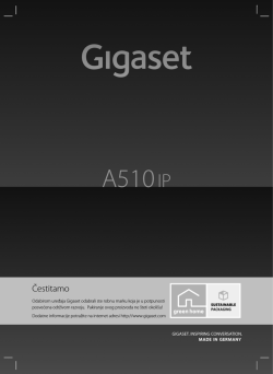 Gigaset A510 IP&ndash; va&scaron; pratitelj vrhunske kvalitete