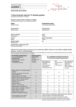 "Pers&ouml;nliche Impfkontrolle" f&uuml;r Sch&uuml;lerinnen/Sch&uuml;ler