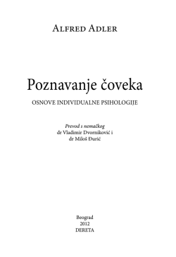 Poznavanje čoveka