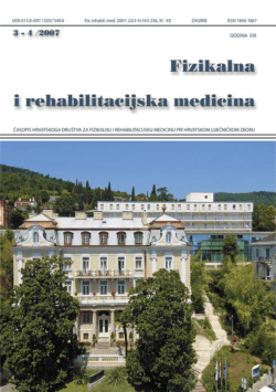 2007-3-4 - hrvatsko društvo za fizikalnu i rehabilitacijsku medicinu
