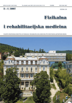 2007-3-4 - hrvatsko dru&scaron;tvo za fizikalnu i rehabilitacijsku medicinu