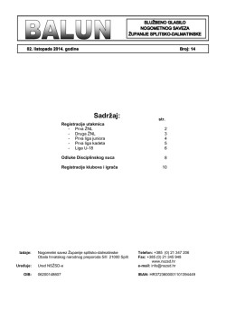 - Balun 14.pdf - Nogometni savez Županije splitsko