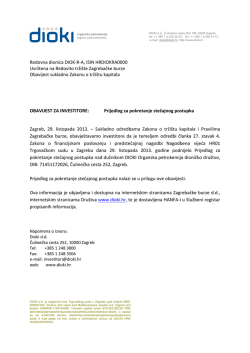 Prijedlog za pokretanje stečajnog postupka