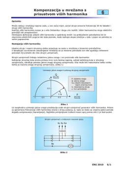 6 Kompenzacija u mrežama s prisustvom viših harmonika