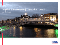 Prezentacija - BDO Izmjene oporezivanja (PDF)