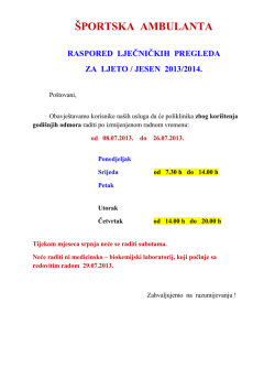 &Scaron;PORTSKA AMBULANTA